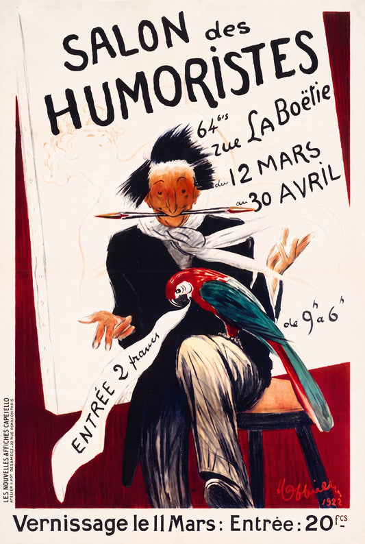 Cappiello Salon des Humoristes 1922 | Paris Exhibition