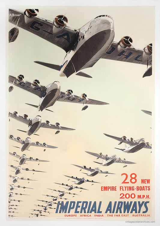 Imperial Airways Empire Flying Boats 1937 | Albert Brenet Aviation