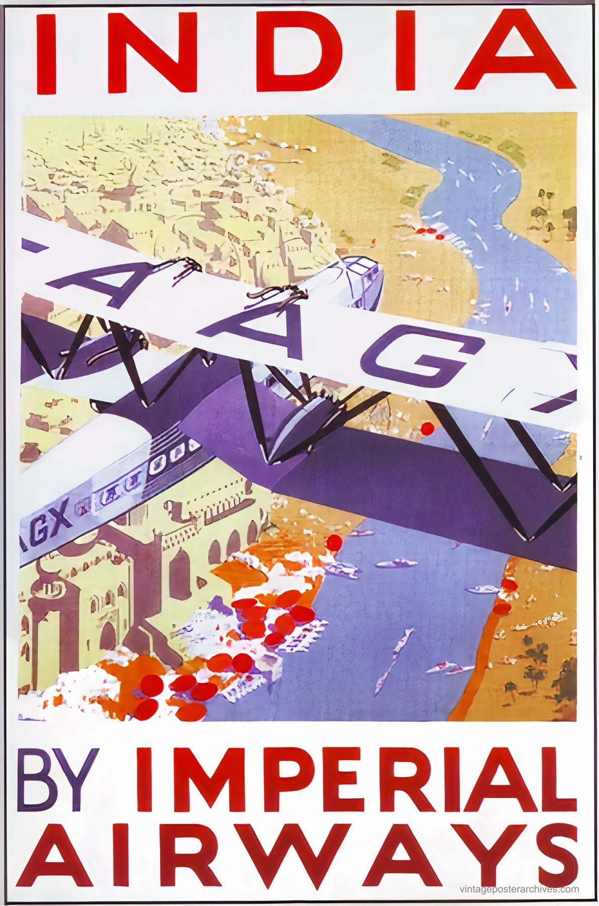 India Imperial Airways 1936 | Mark Severin Flying Boat
