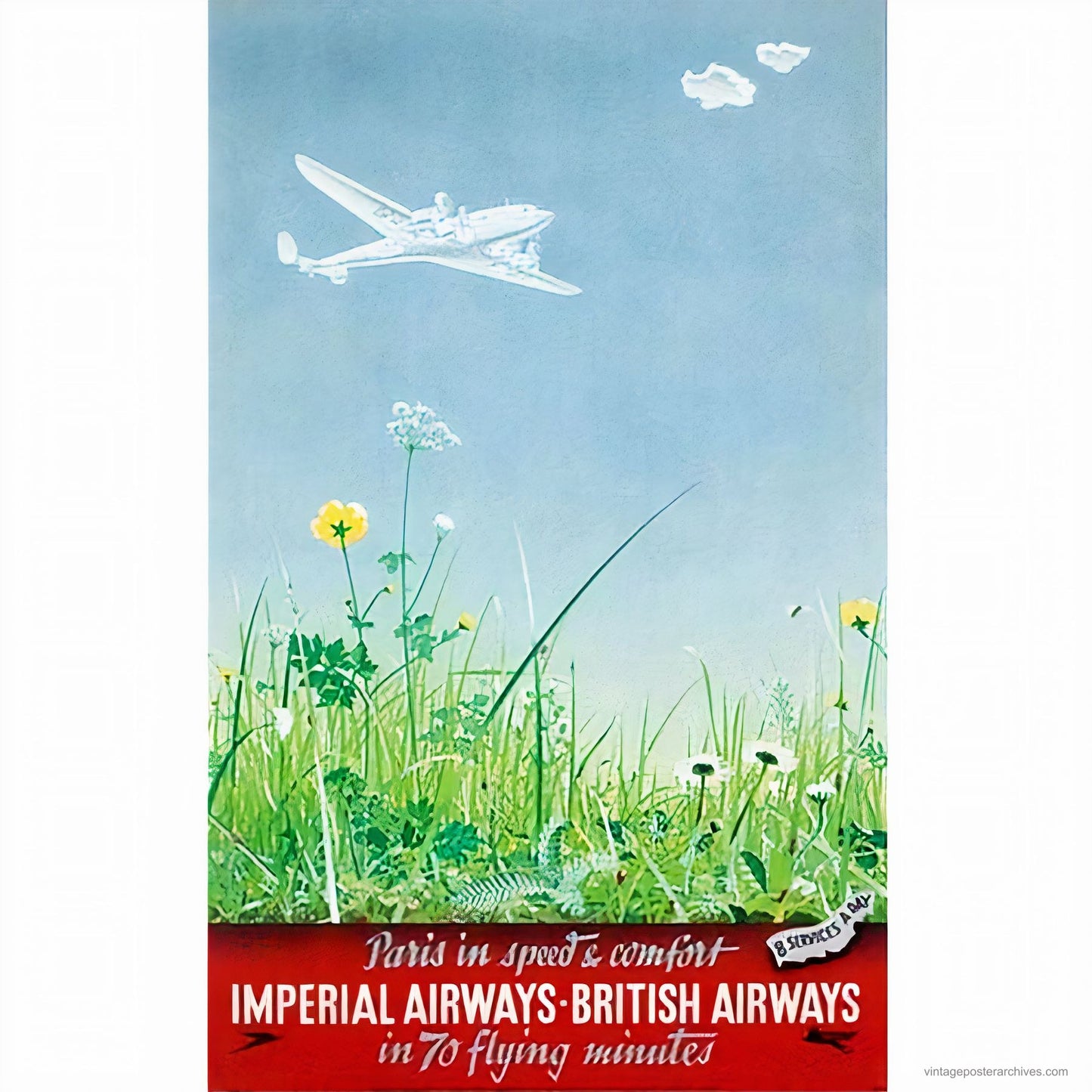 Imperial Airways Paris 1930s | Wildflower Meadow Aviation