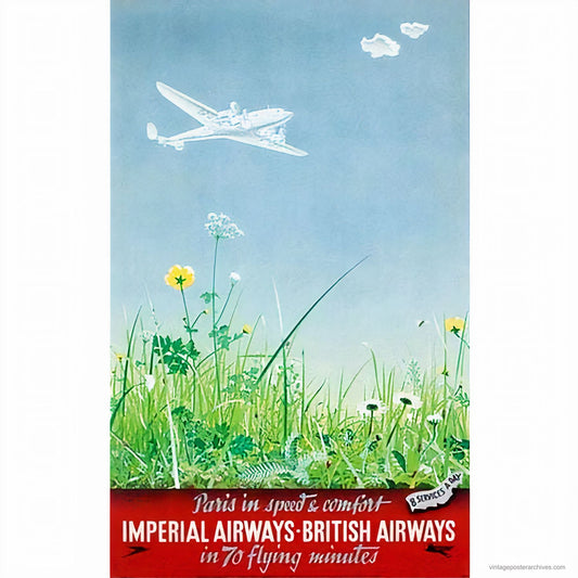 Imperial Airways Paris 1930s | Wildflower Meadow Aviation