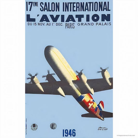 Paul Colin Aviation 1946 | 17th Salon International