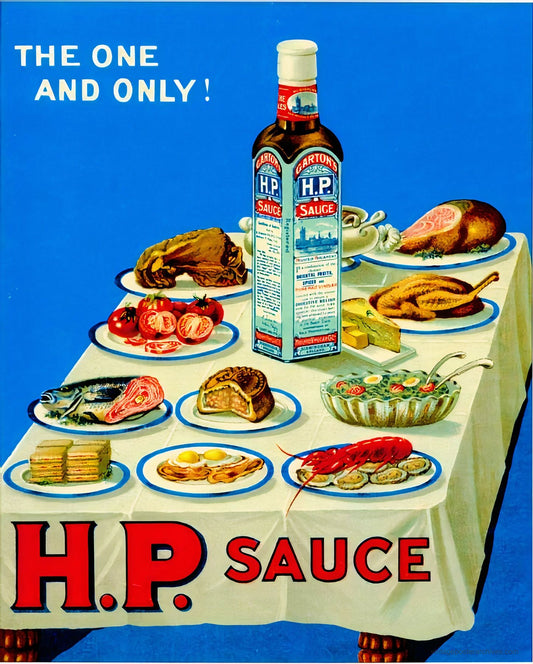 HP Sauce 1950s | The One And Only Food Poster