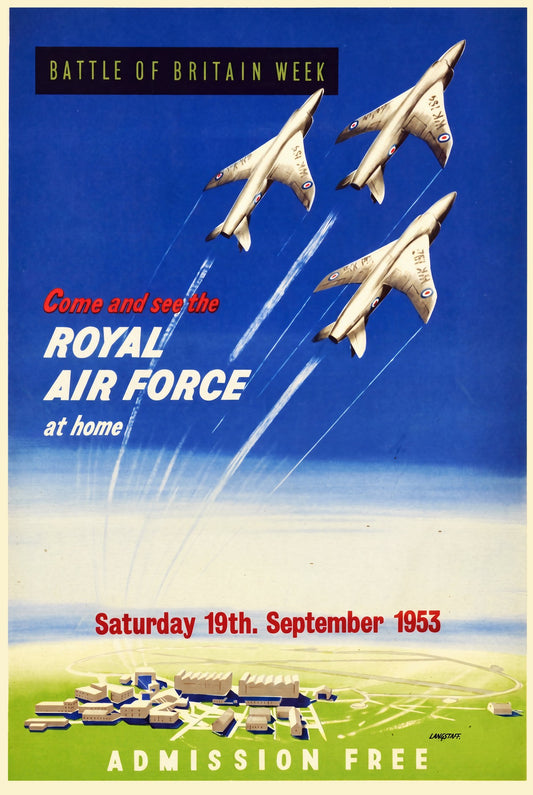 RAF Battle of Britain Week 1953 | Vintage RAF Poster